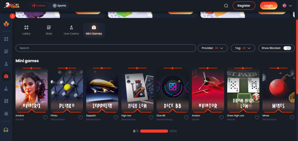 Experience Thrilling Gaming at Forza.Bet Casino